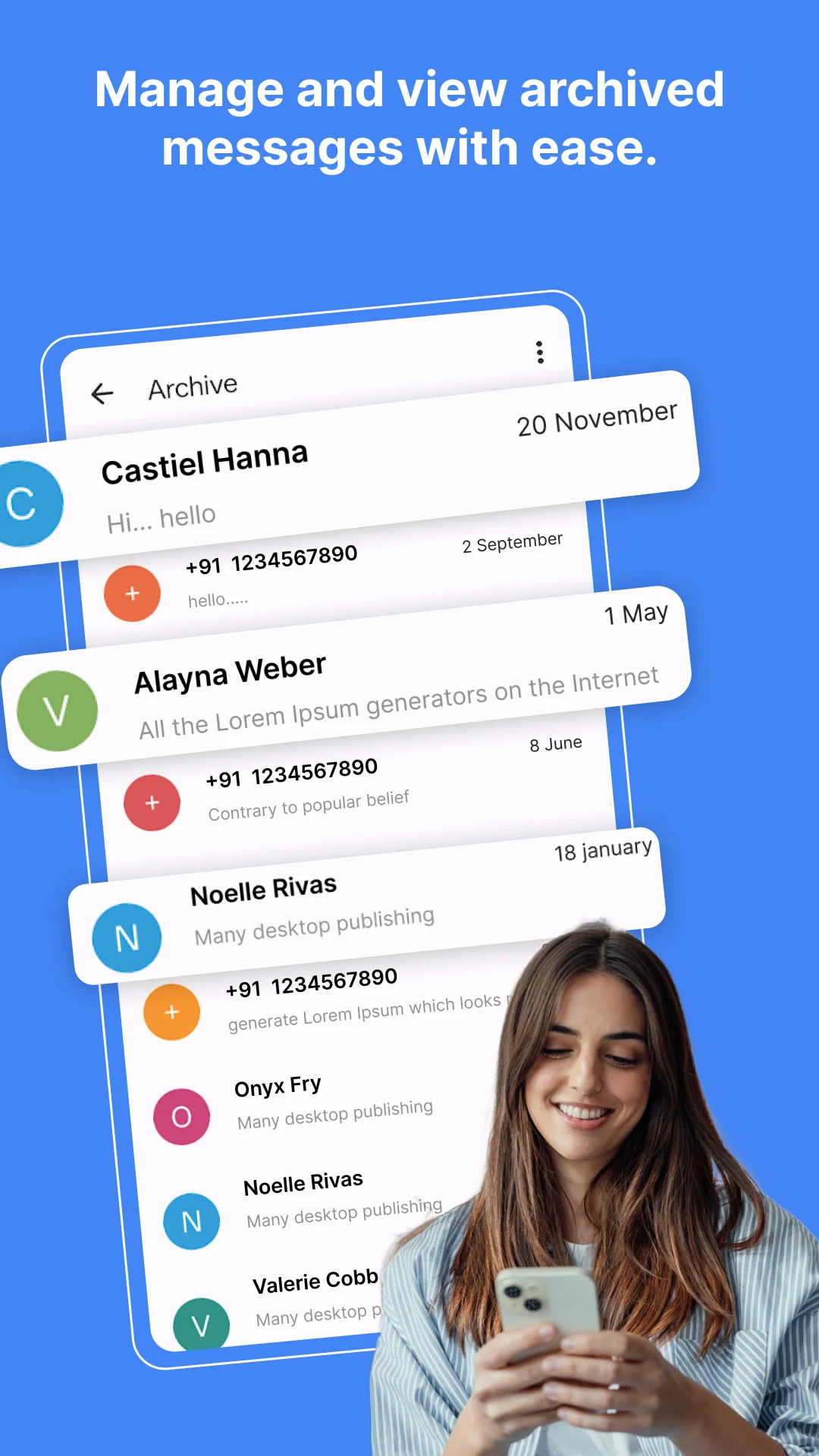 SMS Messages: Messaging App screenshot