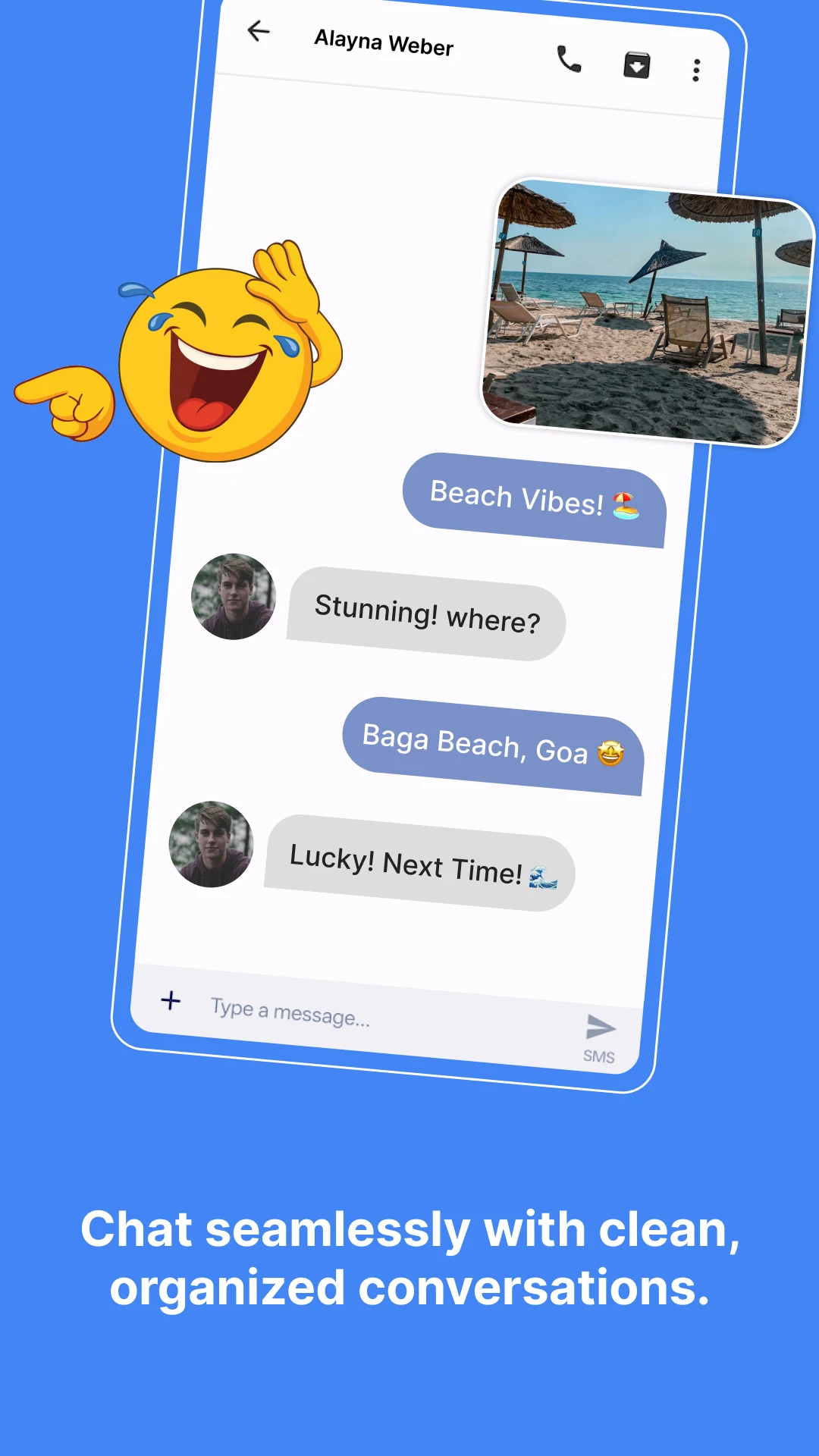 SMS Messages: Messaging App screenshot